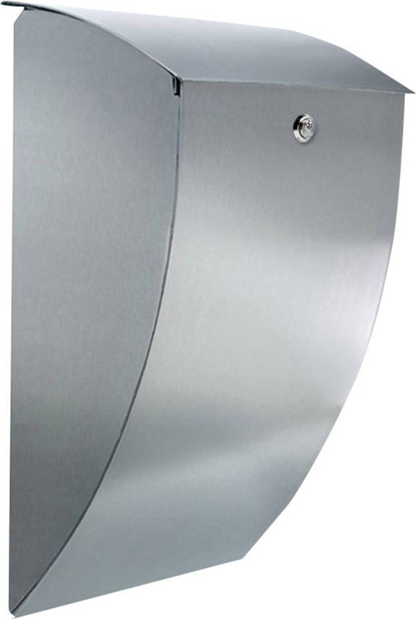 Burg Wächter 32420 MILANO 3843 ES Briefkasten Edelstahl Silber Schlüsselschloss