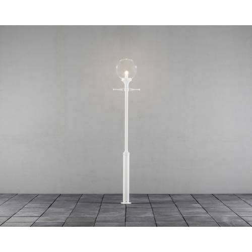 Konstsmide 468-250 Orion Außenstandleuchte Energiesparlampe, LED E27 60 W Weiß