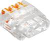 OBO Bettermann 1791 61 325 FL Verbindungsklemme flexibel: 0.2-2.5 mm² starr: 0.2-2.5 mm² Polzahl: 3 1 St. Transparent-Orange
