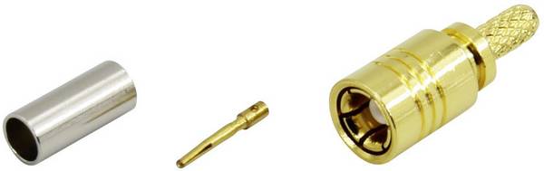 TRU COMPONENTS  5972552 SMB-Steckverbinder Kupplung, gerade 50 Ω 1 St.