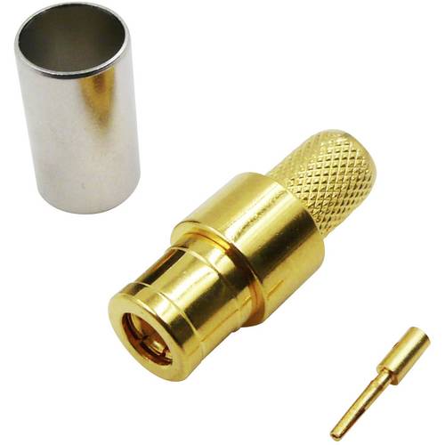 TRU COMPONENTS 5972596 SMB-Reverse-Steckverbinder Stecker, gerade 50 Ω 1 St.