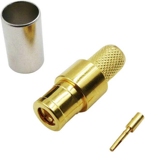 TRU COMPONENTS  5972596 SMB-Reverse-Steckverbinder Stecker, gerade 50 Ω 1 St.