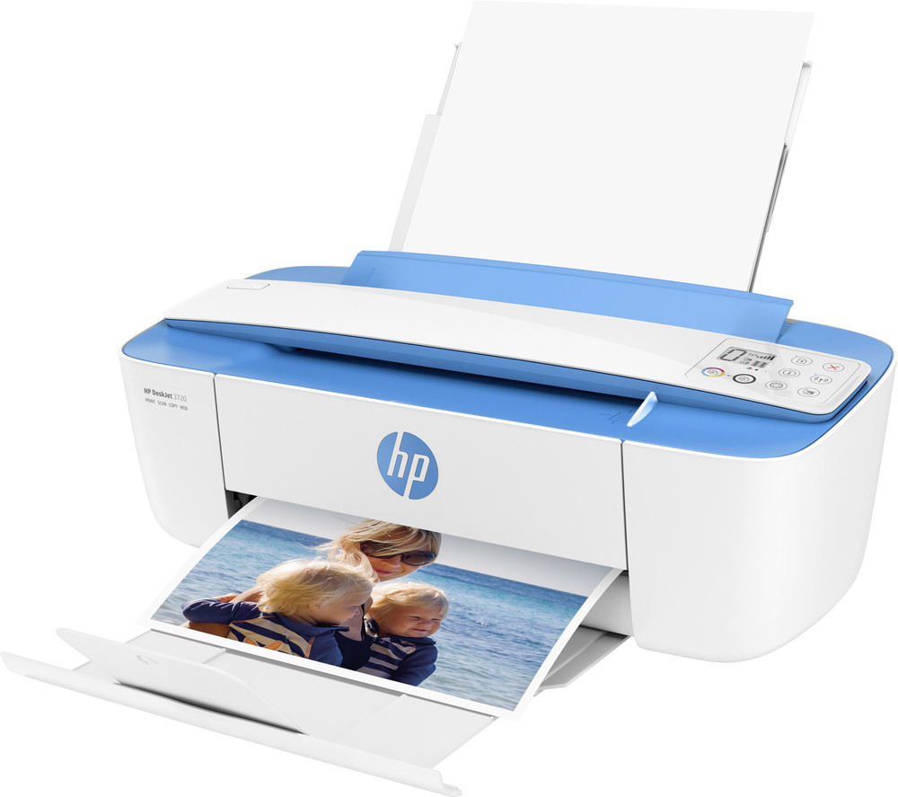 HP Deskjet 3720 All-in-One Blue Tintenstrahl-Multifunktionsdrucker A4