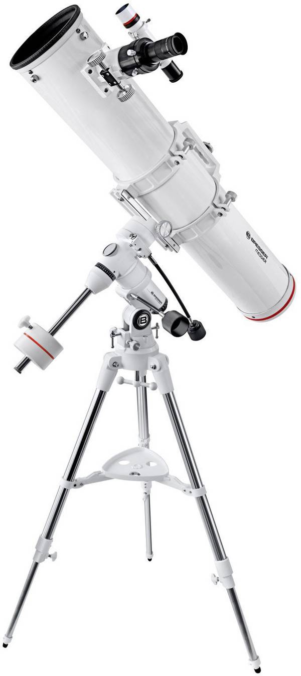 Bresser Optik Messier NT-130/1000 EXOS-1 Spiegel-Teleskop Äquatorial Newton Vergrößerung 19 bis 260 x