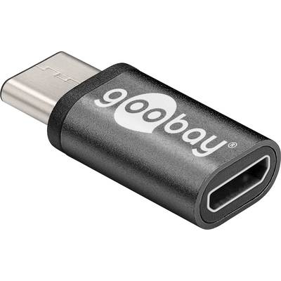 Goobay USB 2.0 Adapter [1x USB-C® Stecker - 1x USB 2.0 Buchse Micro-B] Adapter 