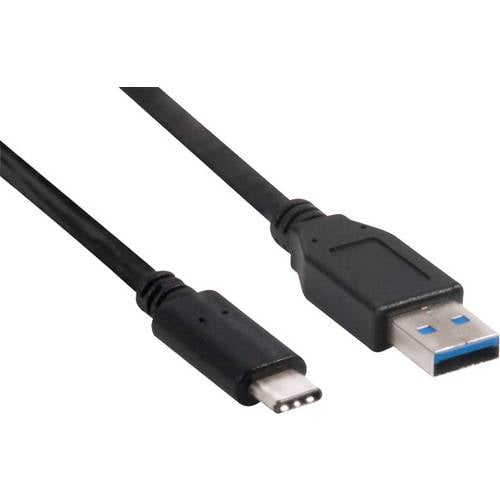 club3D USB-Kabel USB 3.2 Gen1 USB-C® Stecker, USB-A Stecker 1.00 m Schwarz CAC-1523