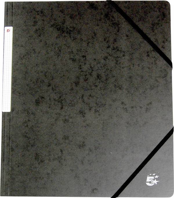 Eckspannmappe Nature Future A4 Manila-Karton 355g schwarz