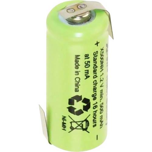 Thumbnail - XCell X500H ZLF Spezial-Akku Lady (N) Z-Lötfahne NiMH 1.2 V 500 mAh