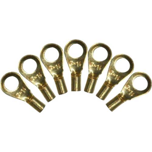 BELI-BECO 142/2 Steckschuh Kontaktoberfläche Messing 100 St. (Ø x L) 3 mm x 12 mm