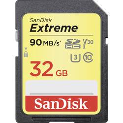 Pamäťová karta SDHC, 32 GB, SanDisk Extreme®, Class 10, UHS-I, UHS-Class 3