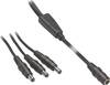 VOLTCRAFT 072958C Niedervolt-Anschlusskabel Niedervolt-Buchse - Niedervolt-Stecker 5.5 mm 2.5 mm 5.5 mm 2.5 mm 1.10 m 1 St.