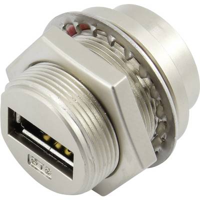 USB-A Metall-Einabubuchse Buchse, Einbau   93038c232 TRU COMPONENTS Inhalt: 1 St.