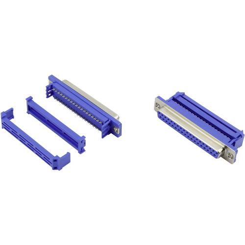 Connfly DS1036-09FPU2PX-YT D-SUB Buchse 180 ° Polzahl: 9 Schneid-Klemm 1 St.