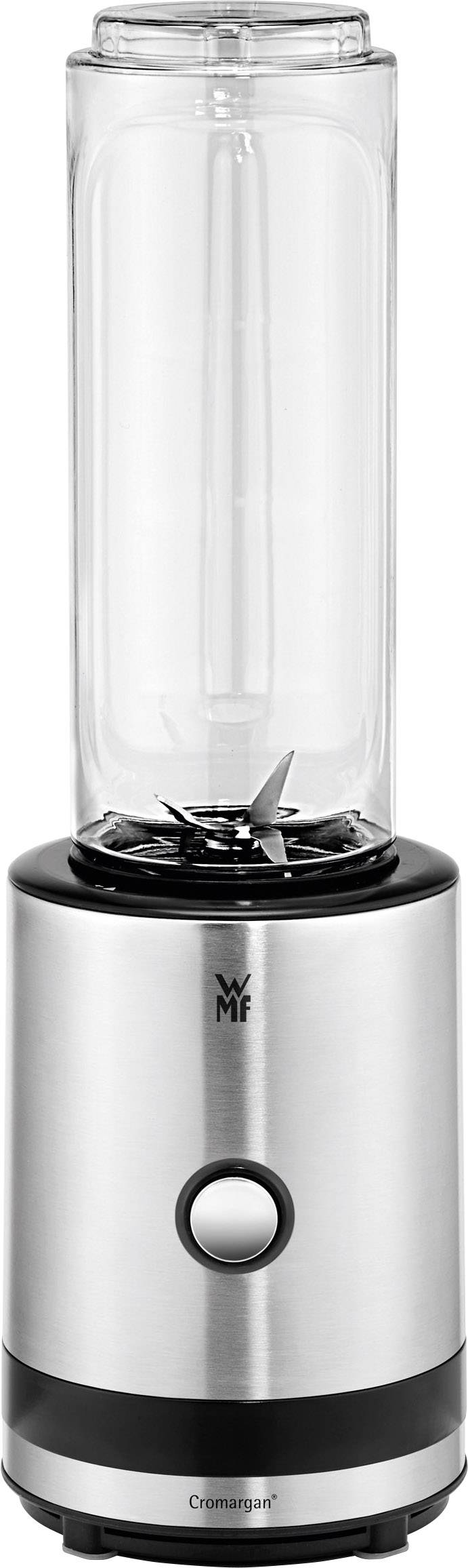 WMF KITCHENminis smoothie-to-go Tischplatten-Mixer Schwarz - Edelstahl 0.6l 300W (0416500011)