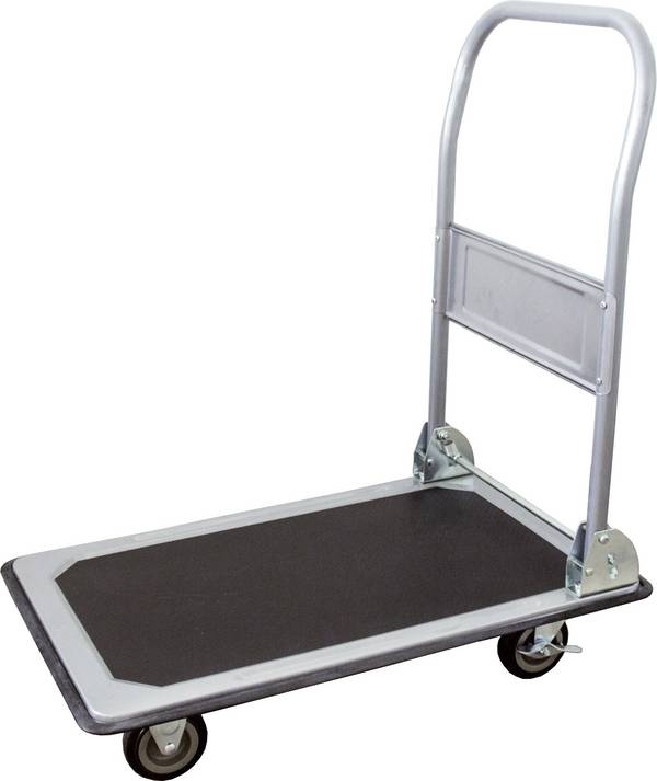 pro-bau-tec®  14020  Plattformwagen klappbar, Feststeller Stahlblech  Traglast (max.): 150 kg