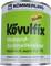Eine Dose mit grünem Etikett der Marke 'Kövulfix', beschriftet als 'Rekord-Schnellkleber, Natürlich auch für TR', hergestellt von Kömmerling Chemische Fabrik GmbH.