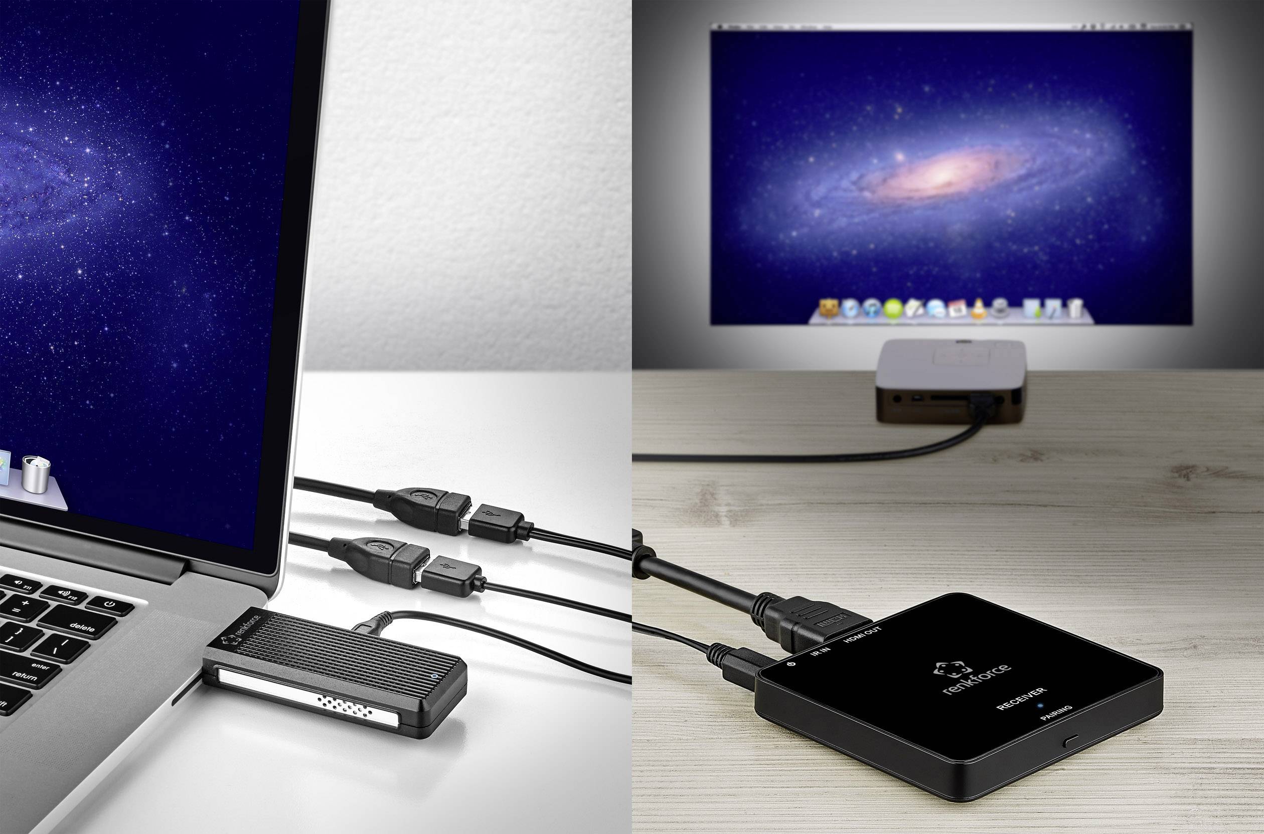 Renkforce RF-HDFS-01 HDMI-Funkübertragung (Set) 30 m 5 GHz 1920 x 1080 Pixel-4