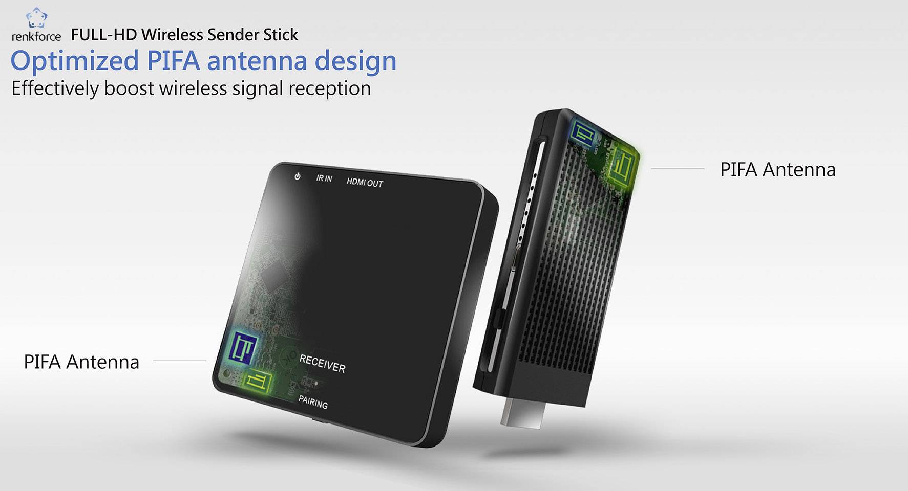 Renkforce RF-HDFS-01 HDMI-Funkübertragung (Set) 30 m 5 GHz 1920 x 1080 Pixel-13