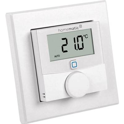 Ein digitales Thermostat zeigt '21,0°C'. Darunter ein Drehknopf und ein Display mit dem Text 'AUTO', symbolisiert die Einstellung für Heizsteuerung.