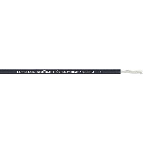 LAPP 1249525/100 Hochtemperaturader ÖLFLEX® HEAT 180 SiF A 1 x 1.50 mm² Schwarz 100 m
