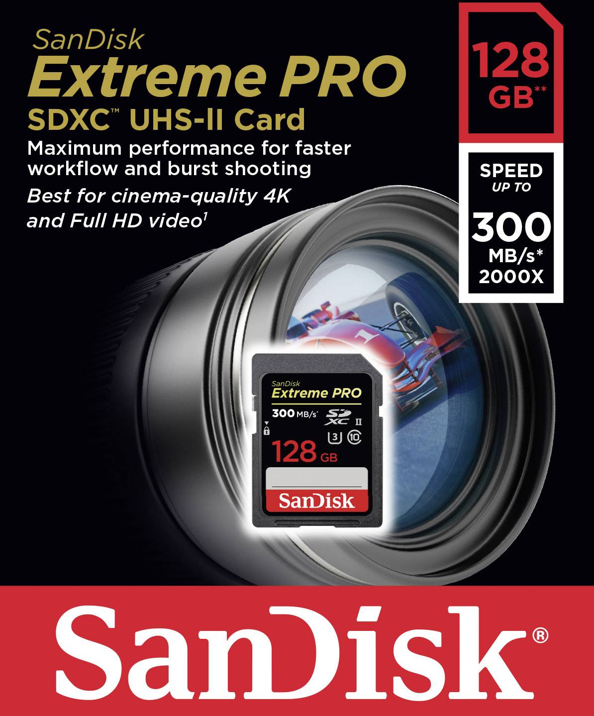 SanDisk Extreme Pro - Flash-Speicherkarte - 128 GB-1