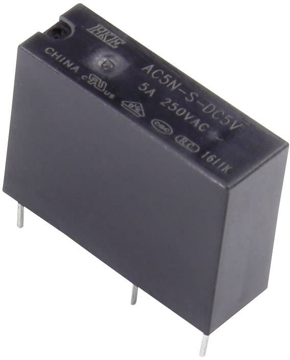 HKE AC5N-S-DC5V Printrelais 5 V/DC 5 A 1x NO 1 stuk(s) afbeelding