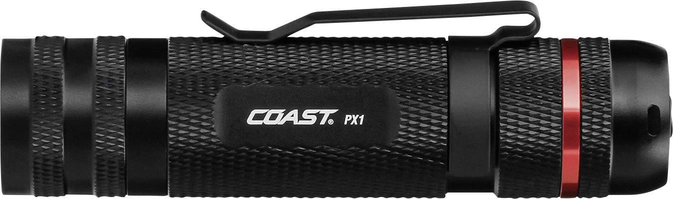 COAST PX1 LED Taschenlampe mit Gürtelclip batteriebetrieben