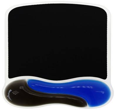 Kensington 62401 repose poignets Duo Gel Wave Mauspad Ergonomisch Blau, Schwarz-2