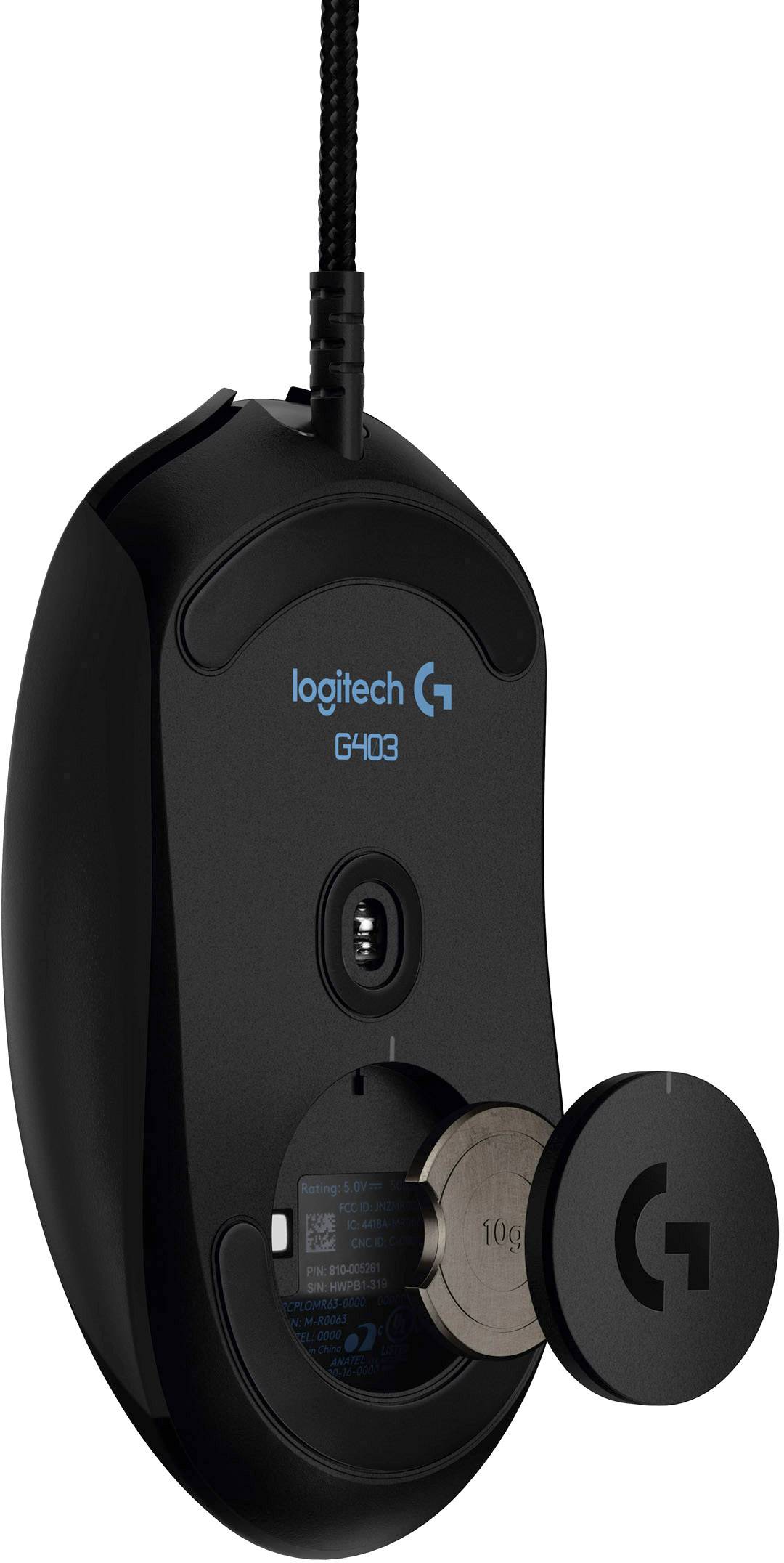 Logitech Gaming G403 Prodigy Ergonomische Gaming-Maus USB Optisch Schwarz 6 Tasten 12000 dpi Ergonomisch, Beleuchtet-5