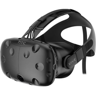 HTC Vive Schwarz  Virtual Reality Brille inkl. Bewegungssensoren, inkl. Controller