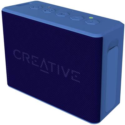 Creative Muvo 2c Bluetooth® Lautsprecher Freisprechfunktion, SD, spritzwassergeschützt Blau