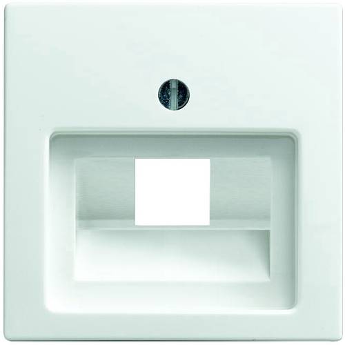 Busch-Jaeger 1fach Abdeckung UAE-/IAE-/ISDN-Steckdose Busch-balance SI Alpinweiß 1803-914 1 St.