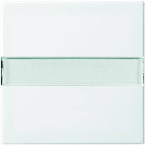 Busch-Jaeger Abdeckung Wechselschalter, Kreuzschalter, Taster, Beschriftungsfeld Busch-balance SI Alpinweiß 2506 N-914 1...