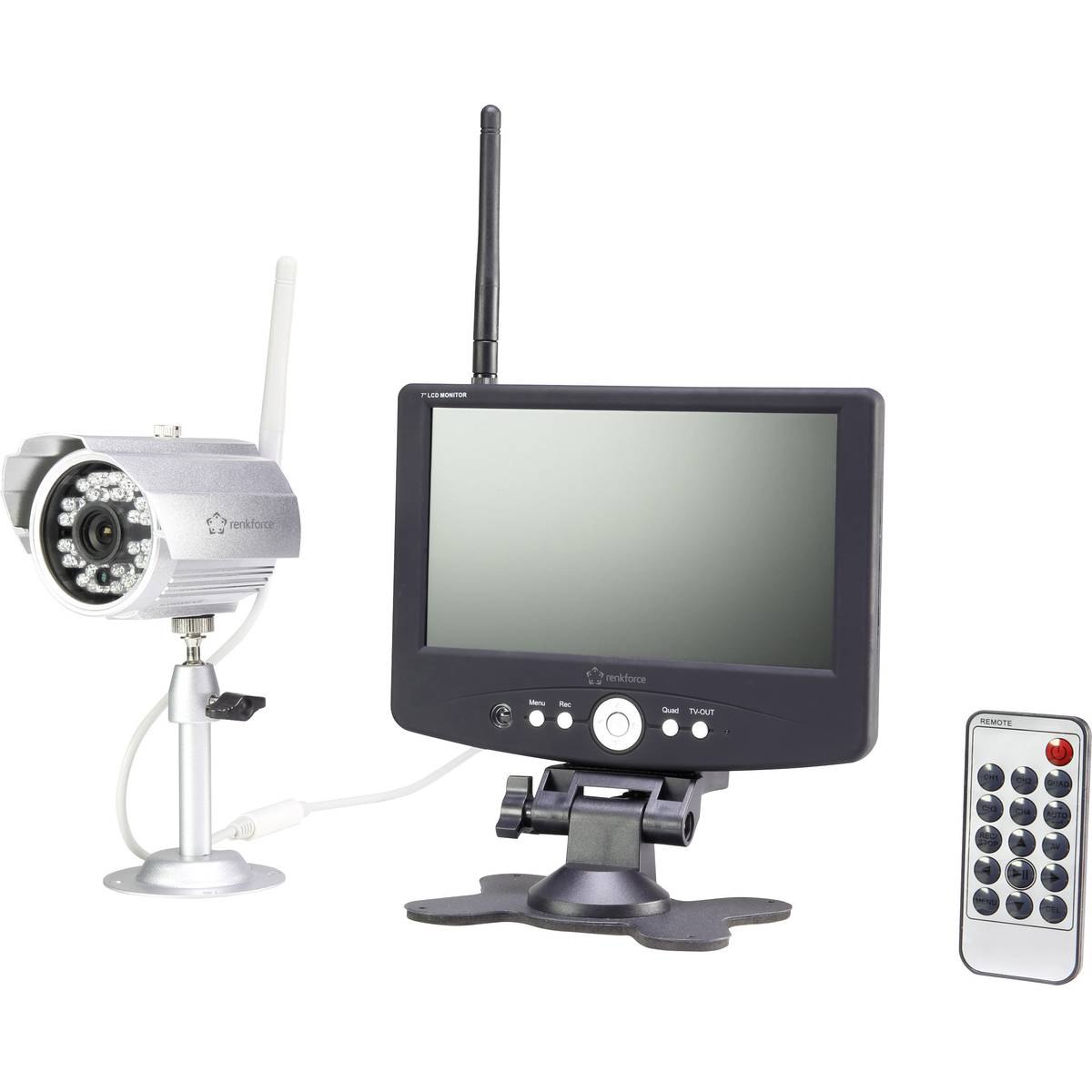 Renkforce 37370A1 Funk-Überwachungskamera-Set 4-Kanal mit ...