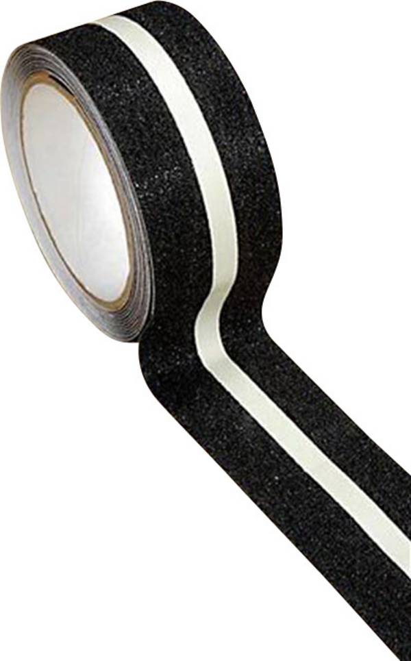 B-SAFETY AR227050 Antirutschbelag langnachleuchtend Schwarz, Weiß (L x B) 18.3 m x 50 mm