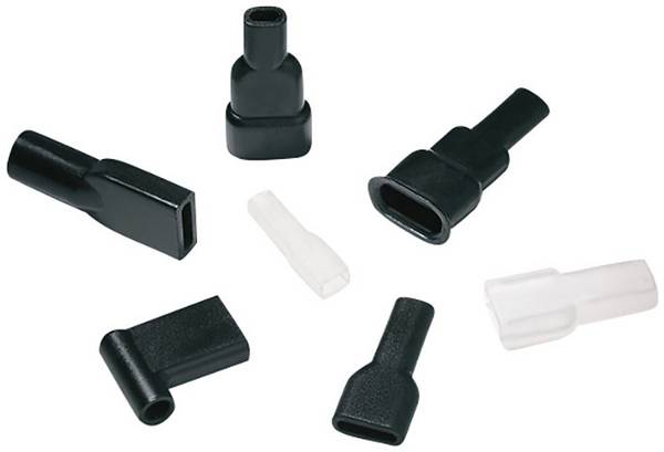 HellermannTyton HV2103 PVC-FR BK 1000 Knickschutztülle Klemm-Ø (max.) 4.5 mm PVC Schwarz 1 St.