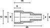 HellermannTyton HV4820 PVC NA 2000 Schutzkappe Klemm-Ø (max.) 6 mm PVC Transparent 1 St.