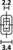 'Bild von Bauteil mit Abmessungen: Höhe 2,2 mm und Breite 3,4 mm.'