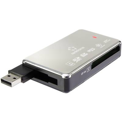 Renkforce Cr52e Externer Speicherkartenleser USB 2.0 Silber