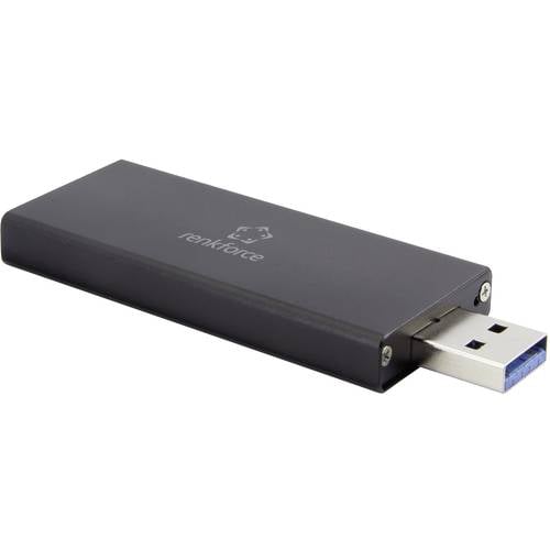 Renkforce RF-4521561 M.2 SSD-Gehäuse USB-A (USB 3.0) 5 GBit/s M.2 SATA 2230, 2242 RF-4521561