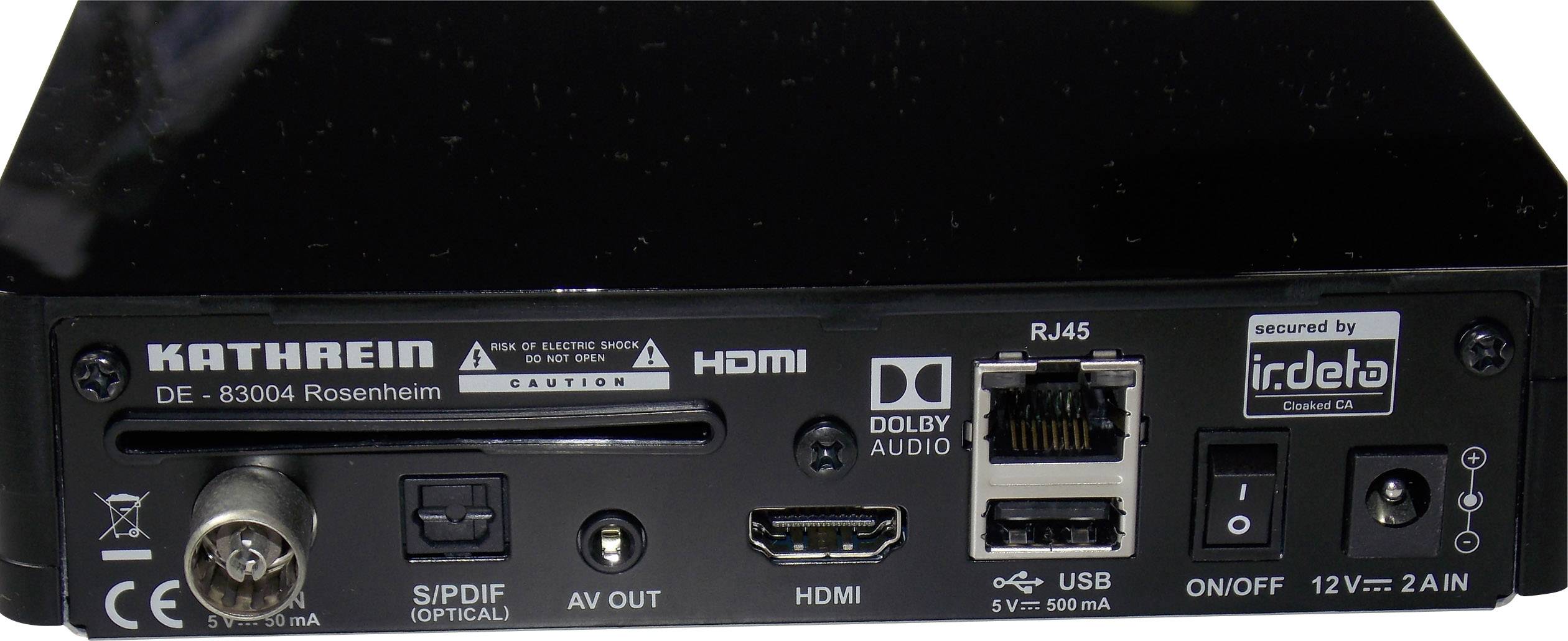 Kathrein DVB-T2-HD Receiver schwarz UFT 930 sw-6