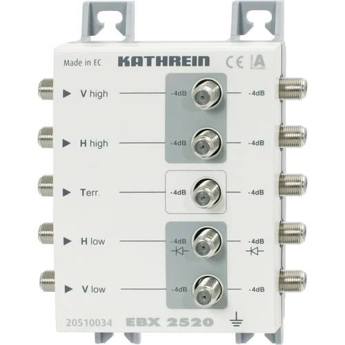 Kathrein EBX 2520 SAT-Verteiler 2-fach 5 - 862 MHz, 950 -2150 MHz