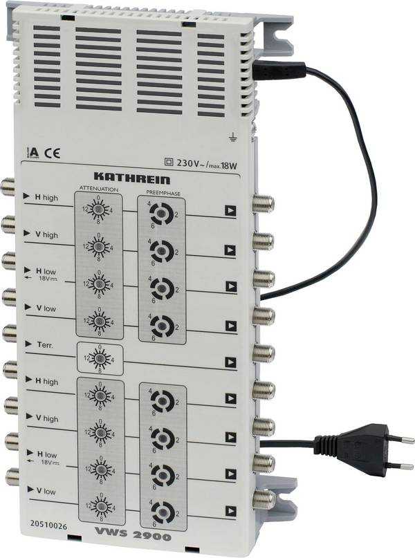Kathrein VWS 2900 SAT-Verstärker 8-fach 24 dB