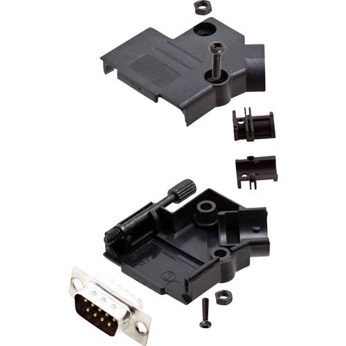Thumbnail - encitech D45PK-P-09-DBP-K 6355-0034-01 D-SUB Stiftleisten-Set 45 ° Polzahl: 9 Lötkelch 1 Set