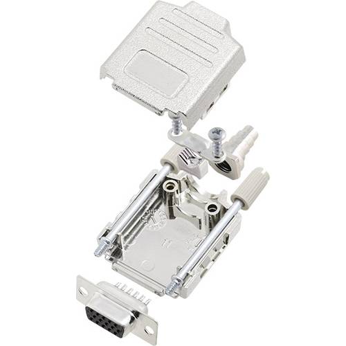 encitech DPPK09-M-HDS15-K 6355-0014-11 D-SUB Buchsenleisten-Set 180 ° Polzahl: 15 Lötkelch 1 Set