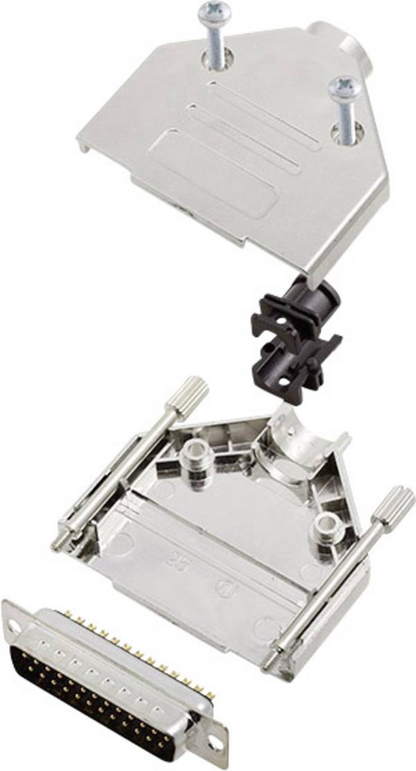 encitech DTPK-M-25-DBP-K 6355-0030-03 D-SUB Stiftleisten-Set 180 ° Polzahl: 25 Lötkelch 1 Set