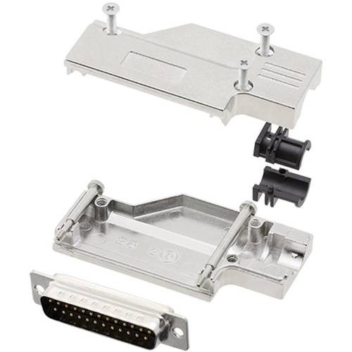 Thumbnail - encitech DCMR-FK-25-DBP-K 6355-0065-03 D-SUB Stiftleisten-Set 90 ° Polzahl: 25 Lötkelch 1 Set