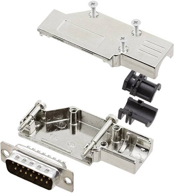 encitech DCMR-FK-15-DMP-K 6355-0065-22 D-SUB Stiftleisten-Set 90 ° Polzahl: 15 Lötkelch 1 Set