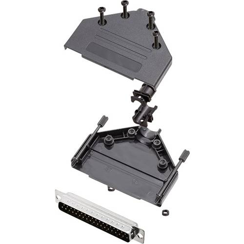 encitech DTPK-P-37-DBP-K 6355-0032-04 D-SUB Stiftleisten-Set 180 ° Polzahl: 37 Lötkelch 1 Set