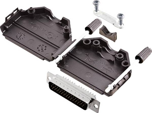 encitech DPPK25-BK-HDP44-K 6355-0011-03 D-SUB Stiftleisten-Set 180 ° Polzahl: 44 Lötkelch 1 Set